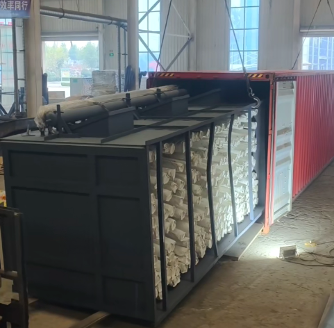 昨日柬埔寨560马力破碎机装柜